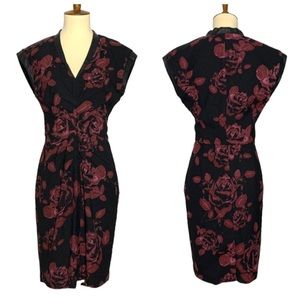 Jessica Simpson floral & faux leather dress, 6